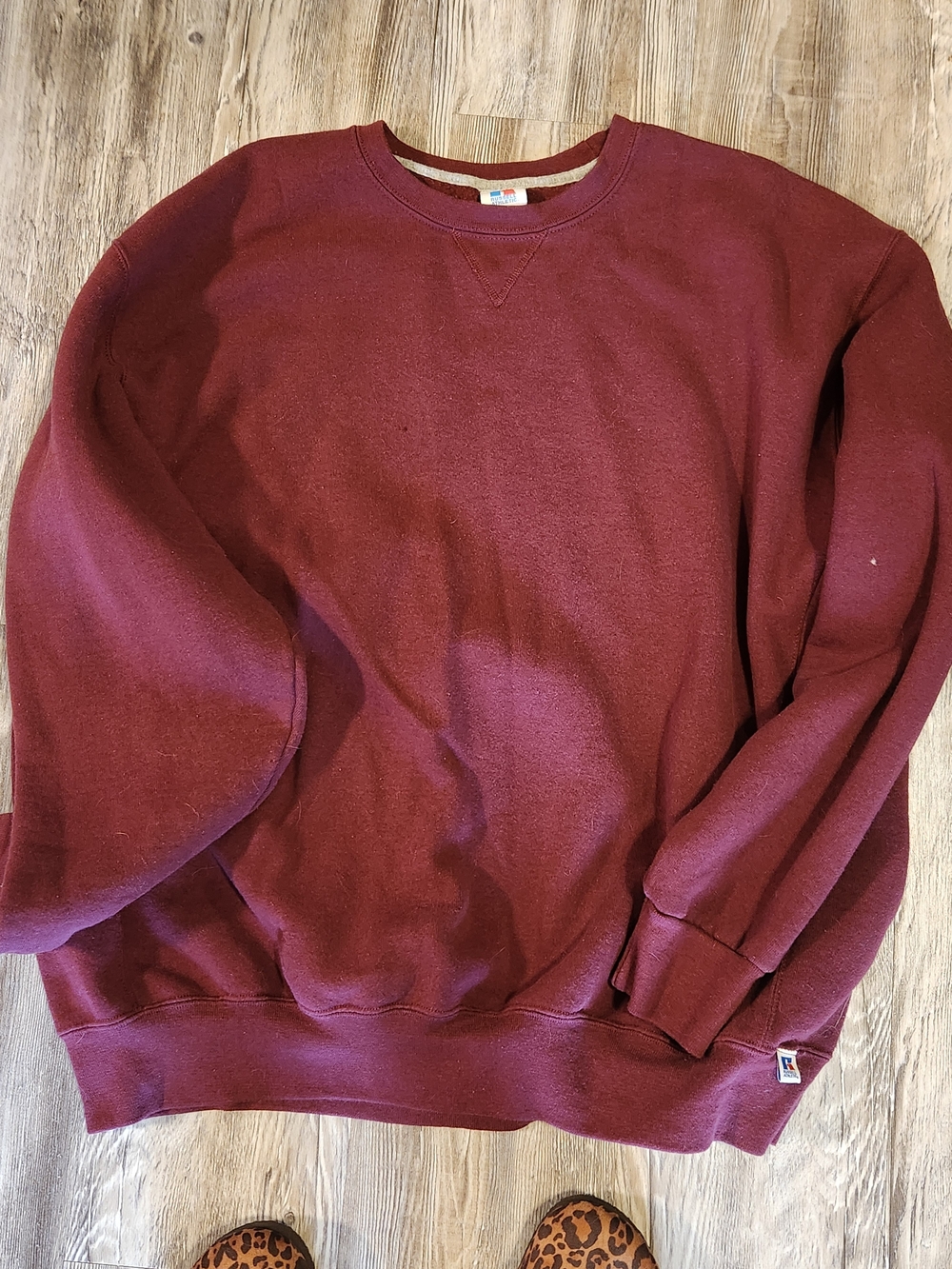 Russell Athletic Men's Crewneck Sweatshirt - Maroon